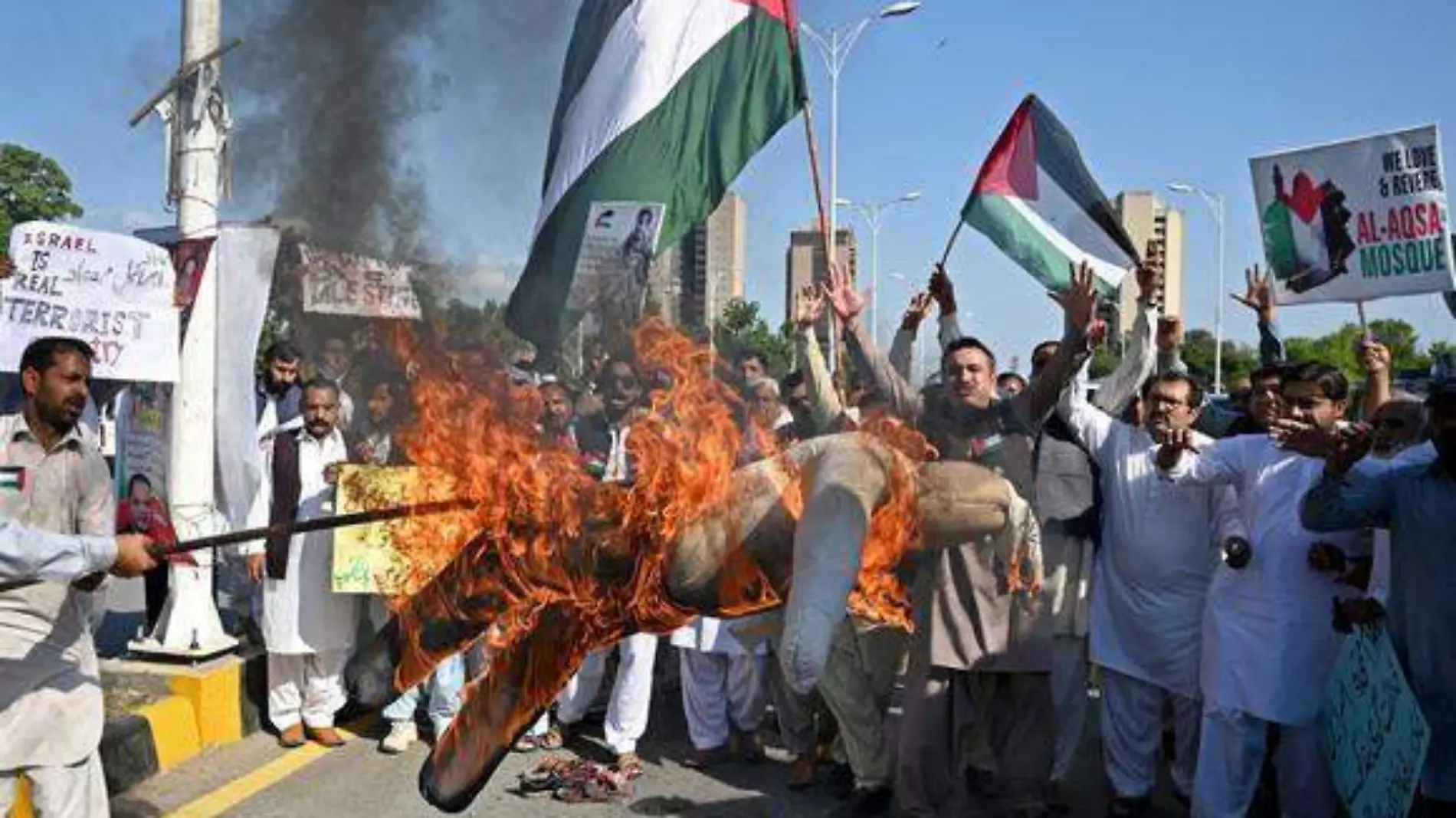 Manifestación Pakistán-AFP